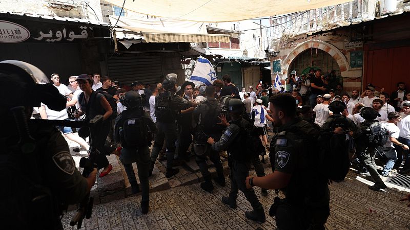 La Marcha de las Banderas de Jerusalén se salda con 18 detenidos | Ver