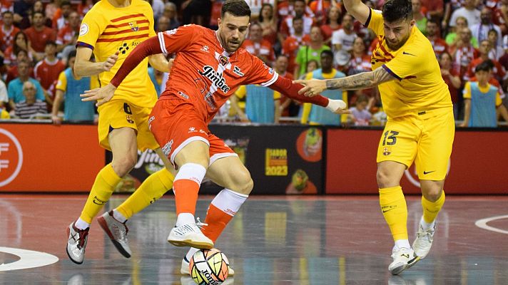 Jimbee Cartagena vuelve a ganar al Barça y se clasifica para su primera final de la liga de fútbol sala