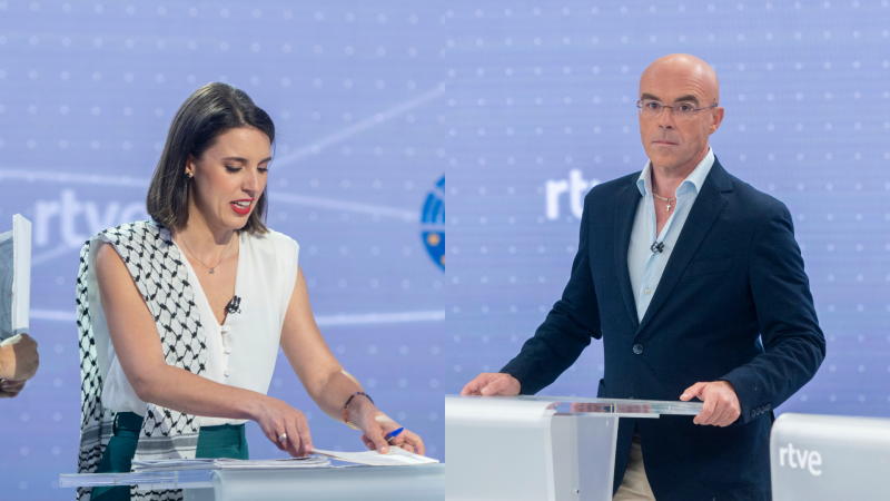 Montero (Podemos) y Buxadé (Vox) se encaran en el debate por la inmigración y la ley del 'solo sí es sí'