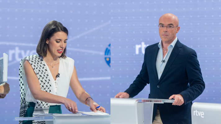 Especiales informativos - Montero (Podemos) y Buxadé (Vox) se encaran en el debate por la inmigración y la ley del 'solo sí es sí'