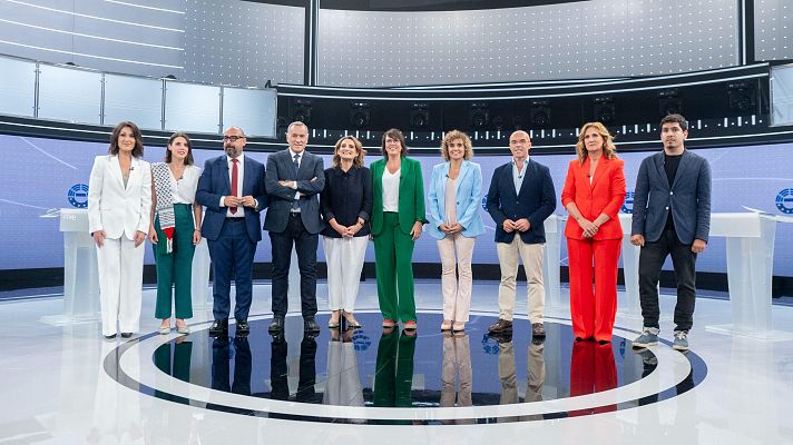 Especiales informativos - Los pactos con la ultraderecha, el 'fango' y el "señalamiento a los jueces" calientan el debate en RTVE a horas del cierre de la campaña