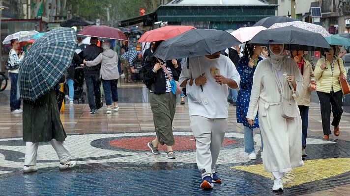 Una DANA trae tormentas y lluvias a varias zonas de la Península este viernes