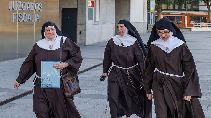 Telediario 1 - Las monjas de Belorado llaman a la Guardia Civil para despachar a una comitiva enviada por la Santa Sede