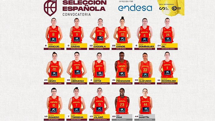 Telediario 1 - Méndez convoca a 15 jugadoras para la preparación olímpica a falta de las jugadoras nacionalizadas