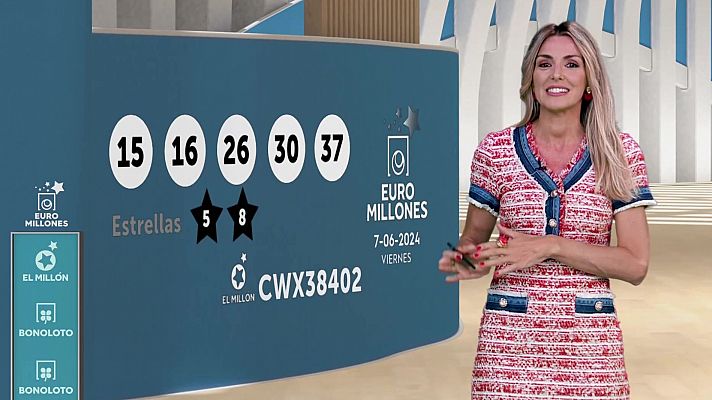 Loterías - Sorteo de la Bonoloto y Euromillones del 07/06/2024