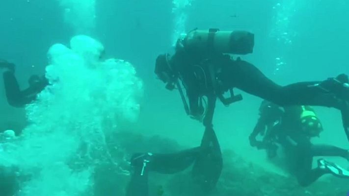 L'Informatiu - Voluntaris s'uneixen per netejar el mar en el Dia Mundial dels Oceans