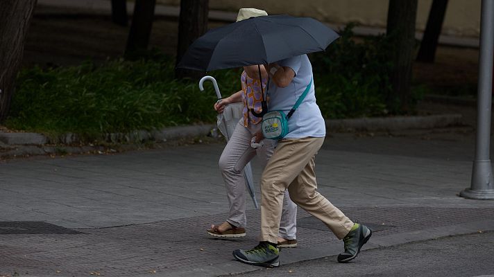 Sábado de junio con lluvia y tormentas