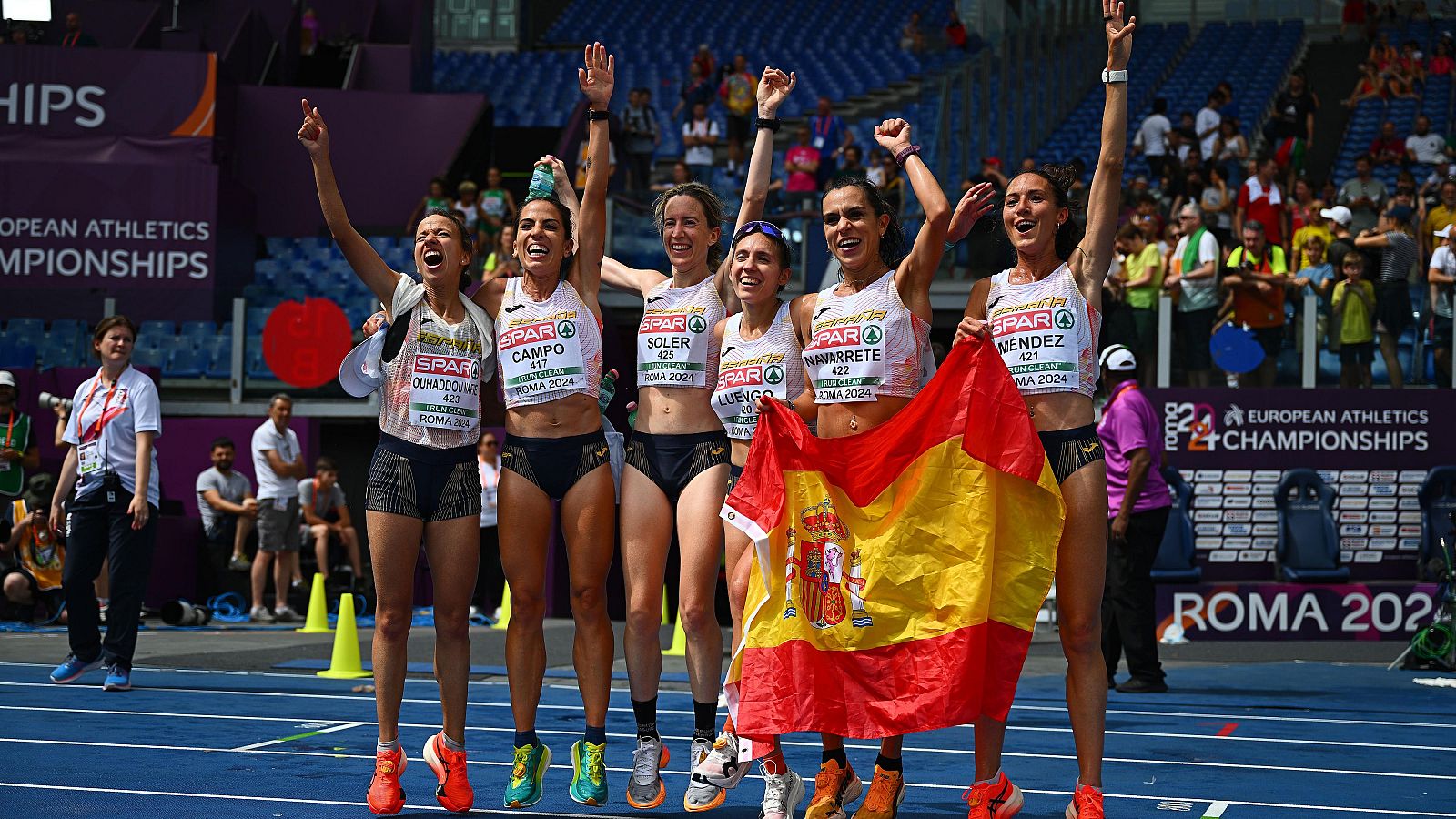 España, bronce por equipos en el medio maratón femenino en Roma