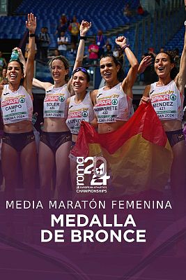 Atletismo - España, bronce por equipos en el medio maratón femenino
