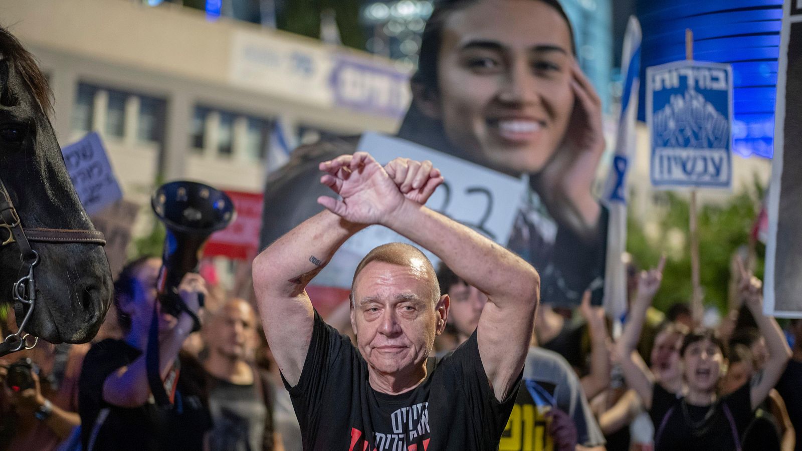 Manifestación en Tel Aviv para pedir la liberación de los rehenes