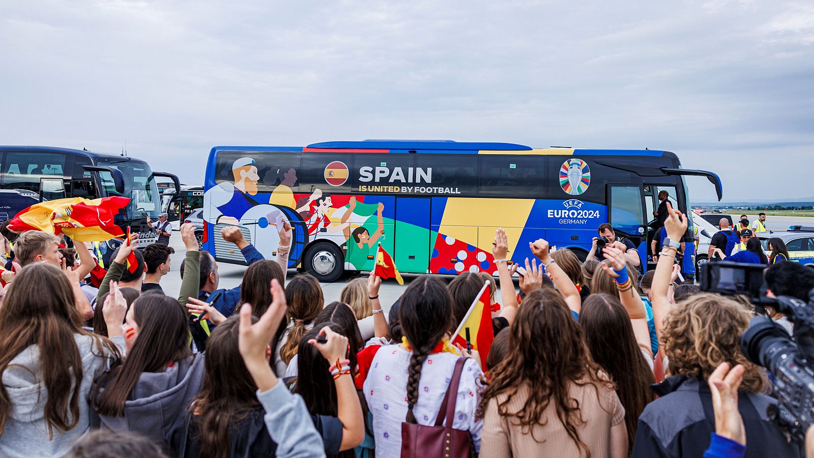 La selección llega a Alemania una semana antes de comenzar la Eurocopa 2024