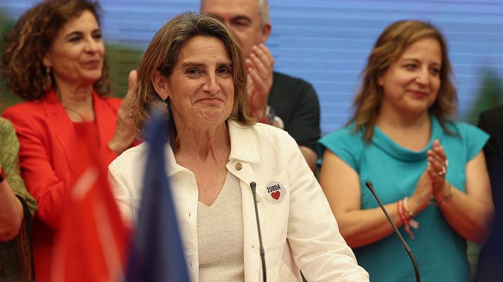 Especiales informativos - Ribera afirma que Feijóo "ha perdido el plebiscito" contra Sánchez: "Nos hemos quedado a dos escaños"