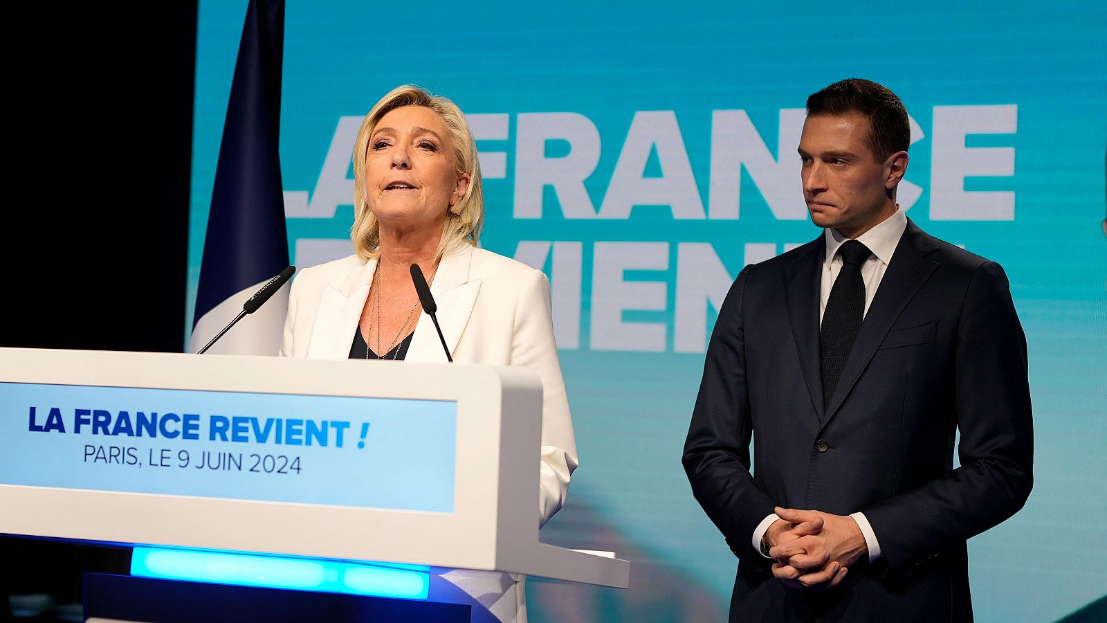 Le Pen: "Estamos listos para tomar el poder si los franceses confían en nosotros"