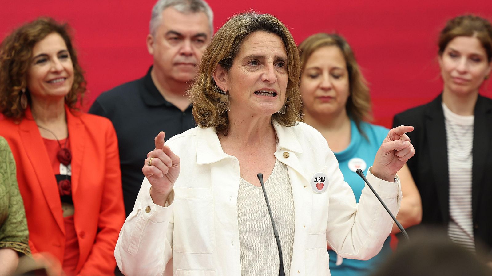 Ribera destaca que las europeas mantienen "la mayoría de la investidura" frente a la derecha - La hora de La 1 | Ver