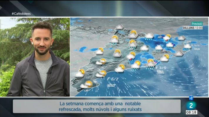 El temps - Torna la primavera: ambient fresc, ruixats i tempestes