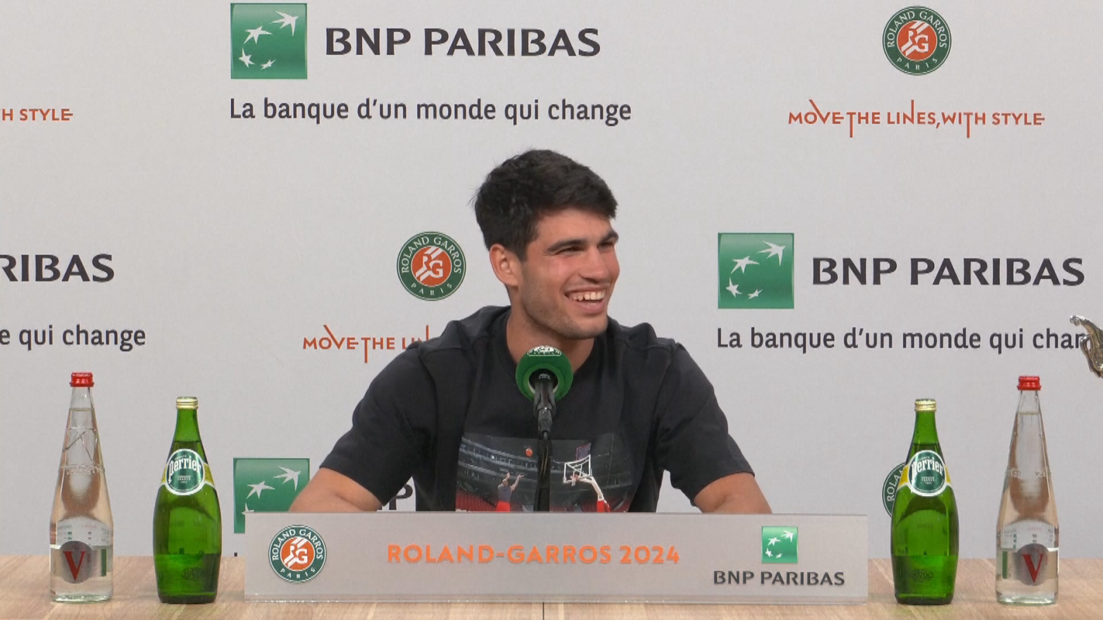 Roland Garros 2024: rueda de prensa de Carlos Alcaraz