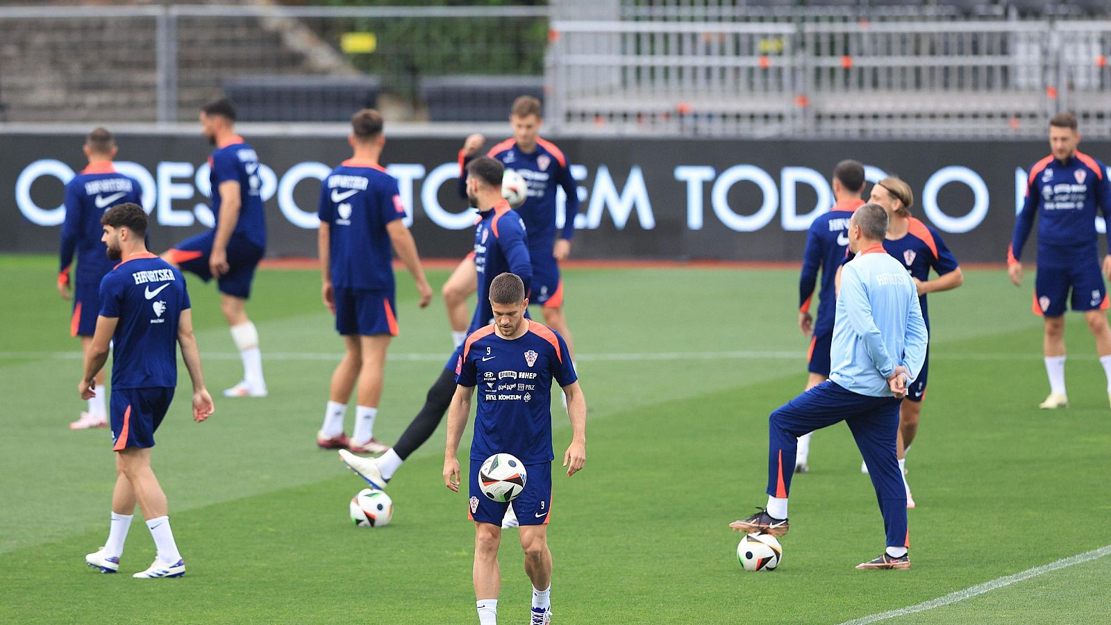 Croacia ya prepara su debut en la Eurocopa ante España