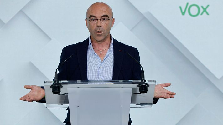 Telediario 1 - Vox celebra los resultados de las europeas pero cree que la irrupción de Se Acabó La Fiesta les ha frenado