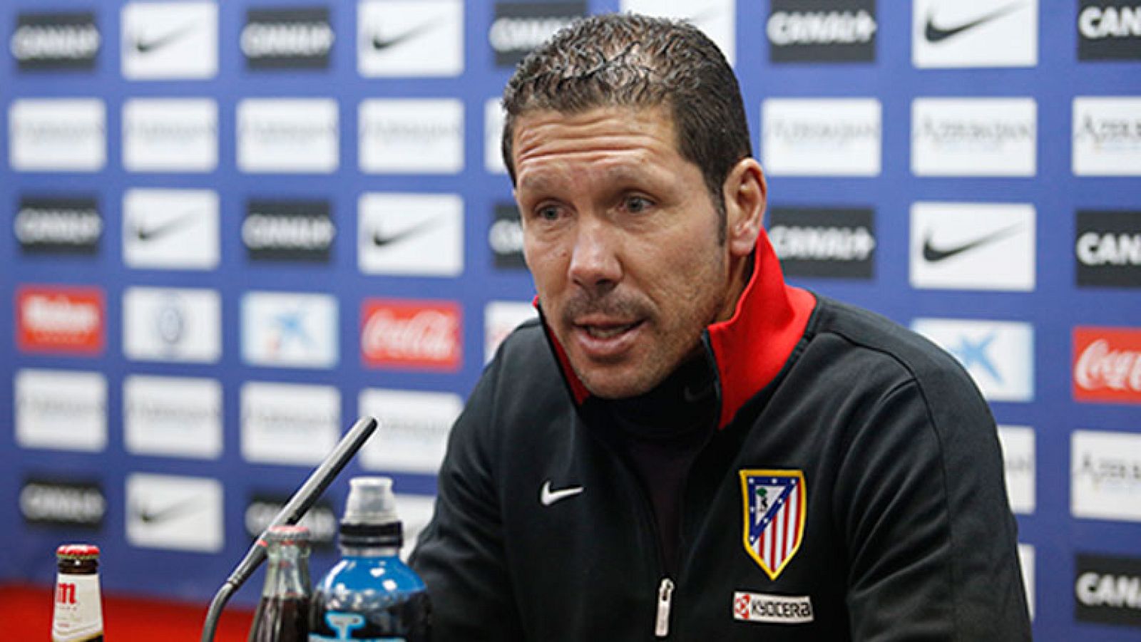 Simeone: "La realidad es que el Barça presiona mucho"