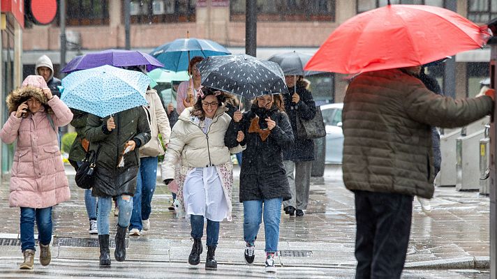 Chubascos y tormentas en el interior, sudeste peninsular y Cataluña