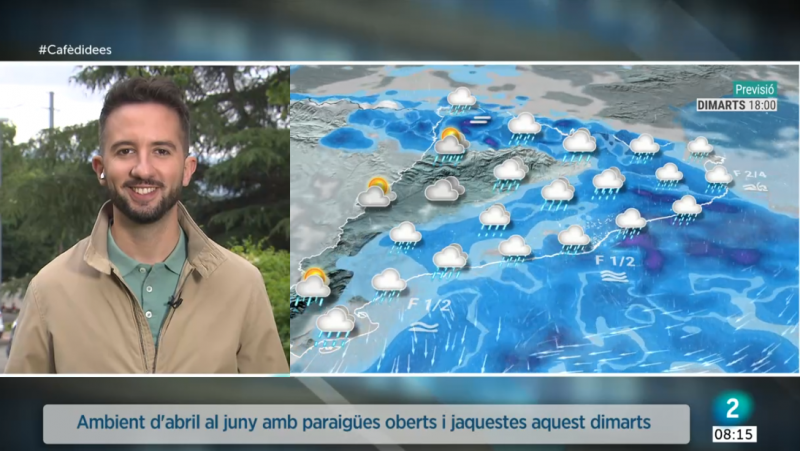 El Temps - Ambient d'abril al juny amb paraiges i jaquetes
