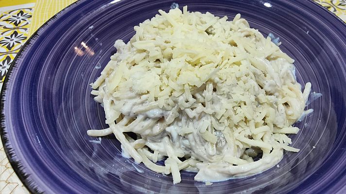 Mañaneros 360 - Receta de espaguetis con champiñones y nata