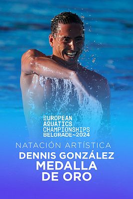 Natación - Dennis González, campeón de Europa en solo técnico