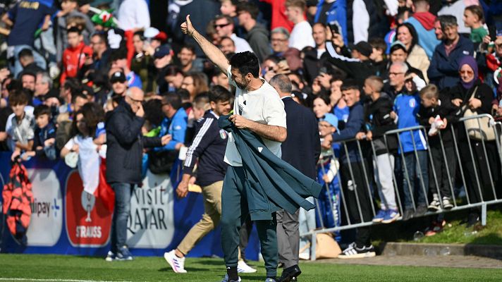 Telediario 2 - La selección italiana, muy seguida antes de la Eurocopa