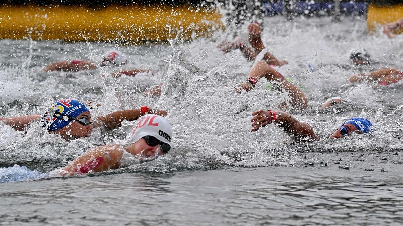 Ángela Martínez, cuarta en los 10km en aguas abiertas del Europeo - Natación | Ver