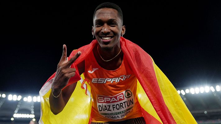 Jordan Díaz, oro europeo en triple salto y apuntando a medalla en París 2024