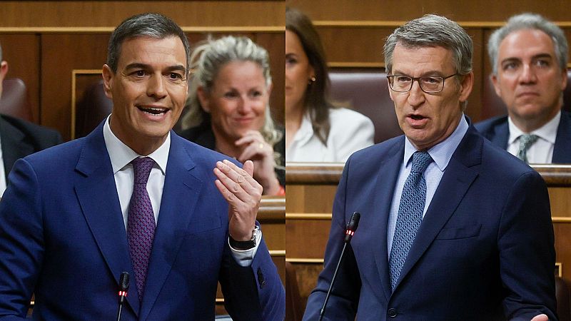 Sesión de control: reproches cruzados entre Sánchez y Feijóo | Ver