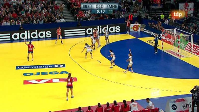 Balonmano - Campeonato europeo femenino, 2ª semifinal: Serbia-Montenegro - Ver ahora  