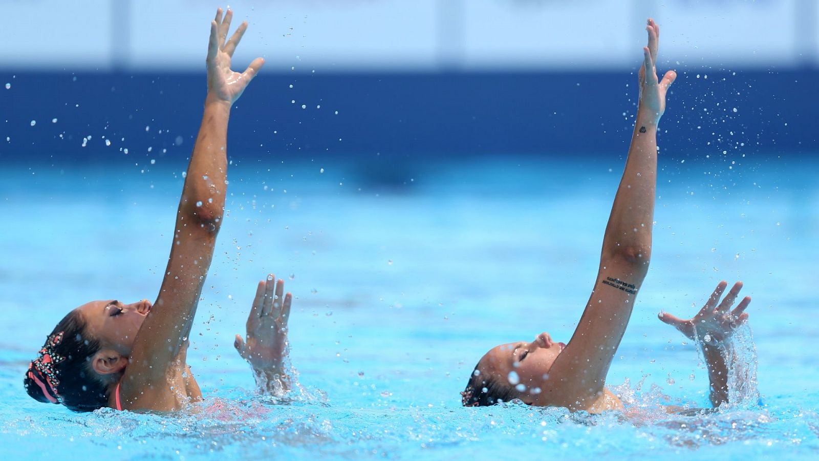 Natación artística - Campeonato de Europa. Final dúo libre y dúo libre mixto