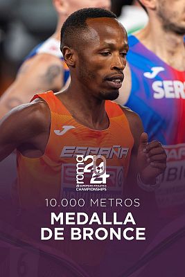 Atletismo - Ndikumwenayo, bronce en los 10.000 m del Europeo de Roma