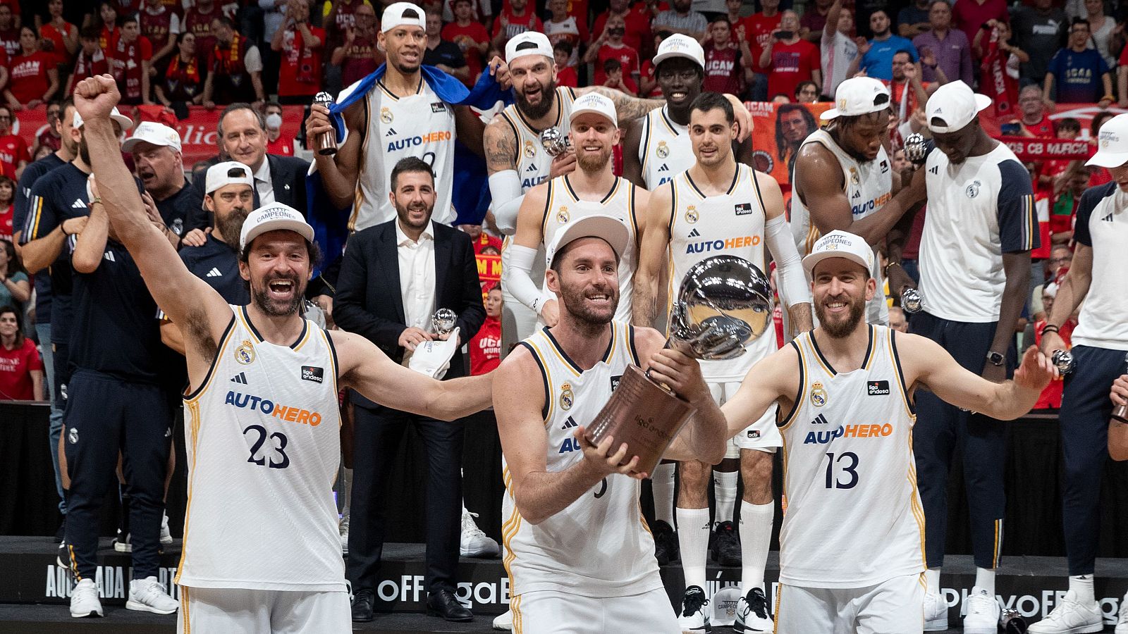 El Real Madrid, campeón de la Liga ACB por 37ª vez