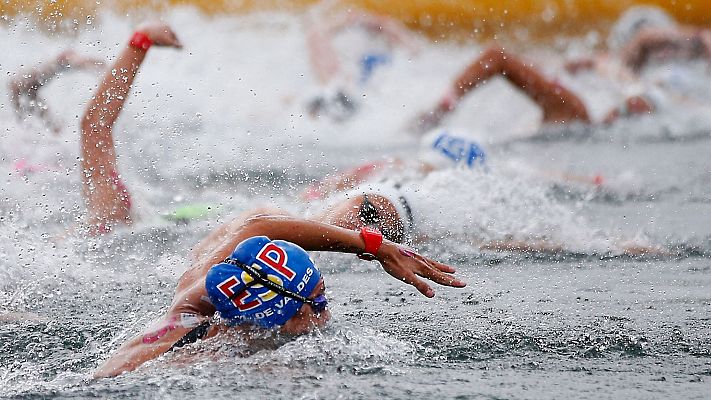 María de Valdés concluye 4ª y Ángela Martínez 6ª en los 5 kilómetros en aguas abiertas del Europeo 2024