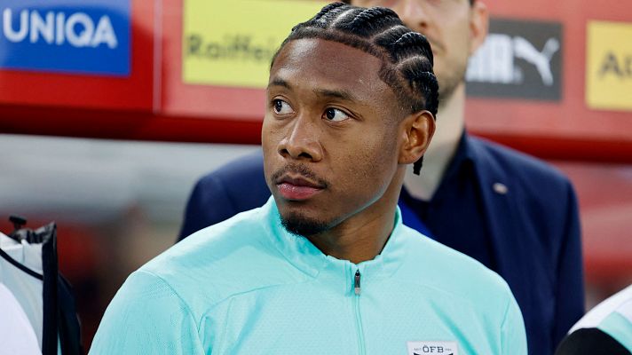 Telediario 1 - David Alaba, el amuleto en forma de asistente técnico de la selección austriaca