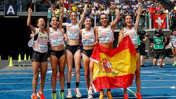 Telediario 1 - España termina octava en los Europeos de atletismo con 8 medallas