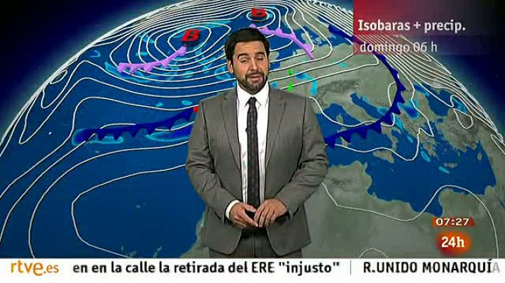 El tiempo - Viento fuerte en Galicia