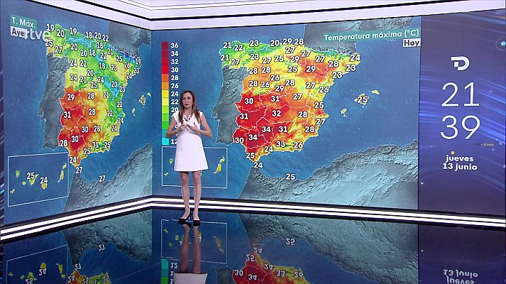 Intervalos de viento fuerte en Canarias