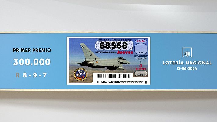 SELAE - Sorteo de la Lotería Nacional del 13/06/2024