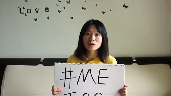 Telediario 1 - China repele el movimiento #MeToo