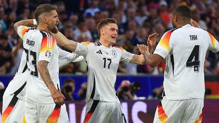 El primer gol de la Eurocopa, de Alemania y de Florian Wirtz