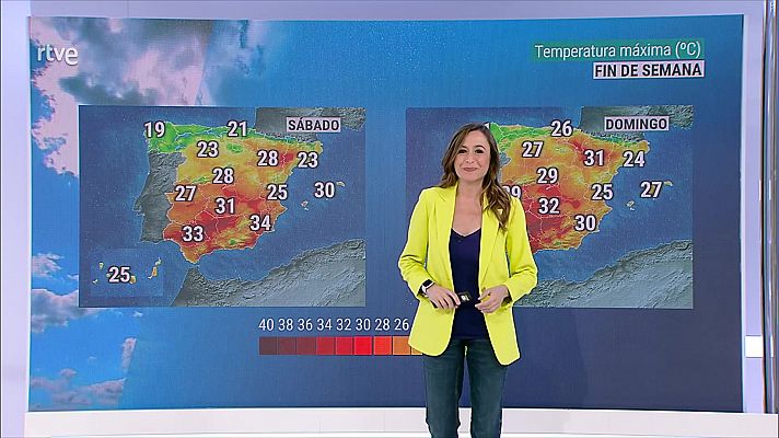 El tiempo - Intervalos de viento fuerte en Canarias, Estrecho, Ampurdán y Cantábrico occidental