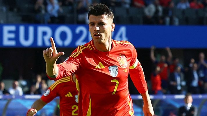 Eurocopa - El gol de Morata que abrió el marcador contra Croacia y la cuenta de España en la Eurocopa