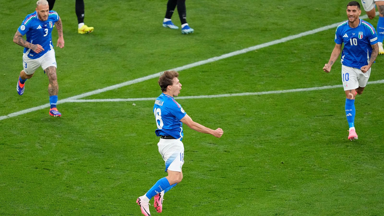 Eurocopa 2024 | Italia - Albania: gol de Nicolò Barella, 2-1