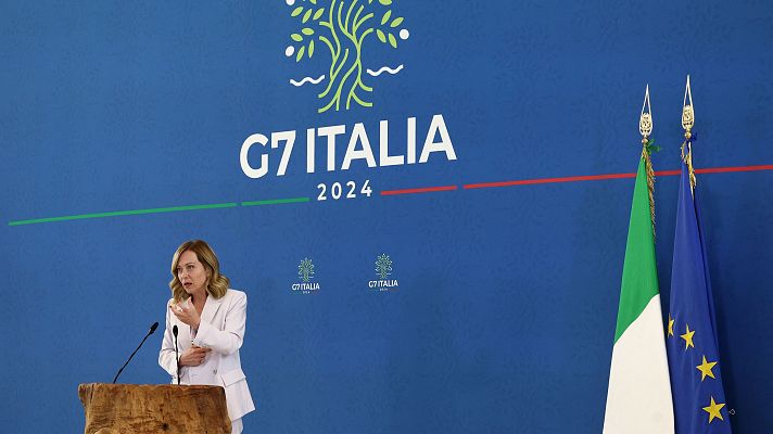 Telediario Fin de Semana - Cumbre del G7 en Italia: los líderes se comprometen en ayudar a Ucrania con los bienes rusos congelados