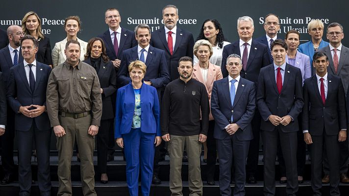 Arranca la cumbre por la paz en Ucrania en Suiza