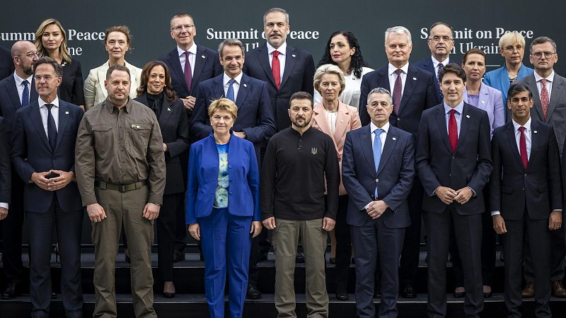 Arranca la cumbre por la paz en Ucrania en Suiza