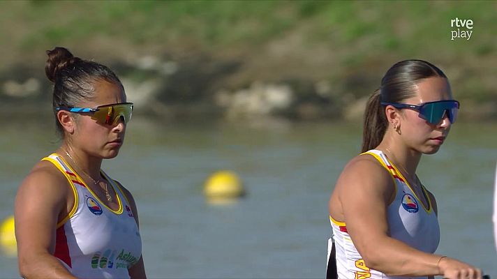 María Corbera y Antía Jácome logran el oro en el Campeonato de Europa de piragüismo en C2 200m